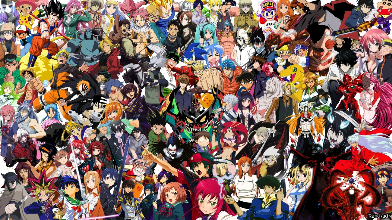 Najlepsze Anime w 2025: Sekrety Wyboru, Których Nie Znałeś Collage of popular anime characters from top IMDB-ranked series including Naruto, Goku, Luffy, and others in dynamic poses.