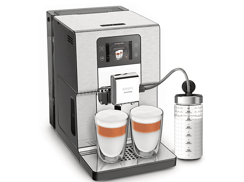 Krups Intuition Experience+ EA877D – cichy ekspres z dotykowym ekranem