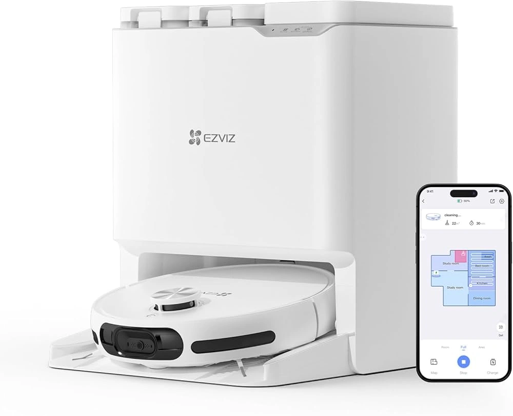 Najlepszy Robot Sprzątający Ranking TOP 10 Robot sprzątający dla właścicieli zwierząt: EZVIZ RS20 Pro