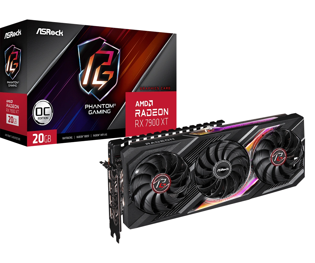 ASROCK Radeon RX 7900 XT Phantom Gaming OC