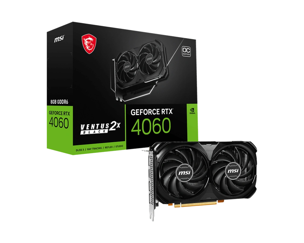 MSI GeForce RTX 4060 Ventus 2X Black OC