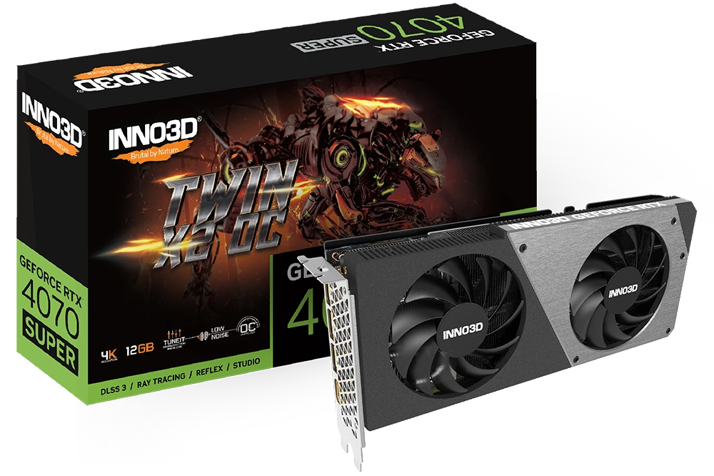 INNO3D GeForce RTX 4070 Super Twin X2 OC