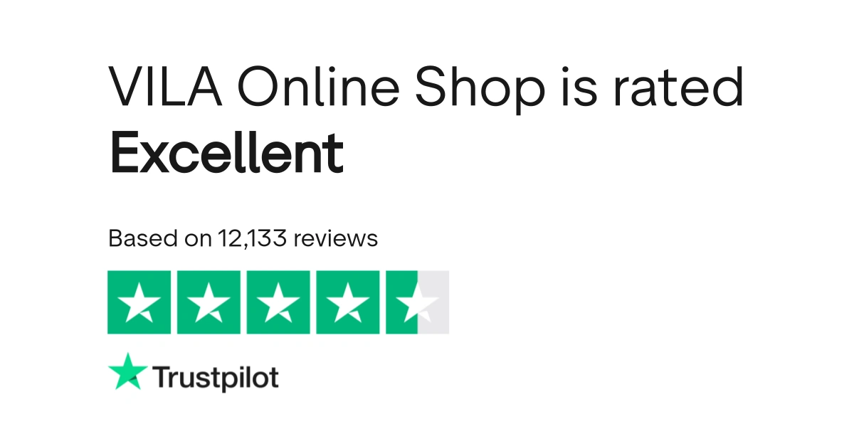 Trejdi Opinie: Uwaga na Oszustwo – 5 Faktów, Które Poznałam VILA Online Shop rated Excellent based on 12,133 Trustpilot customer reviews with a 4.5-star rating.
