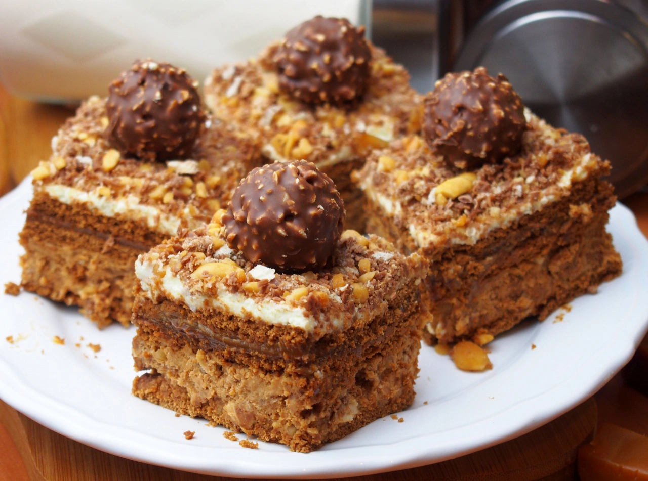 Ciasto Ferrero Rocher bez pieczenia