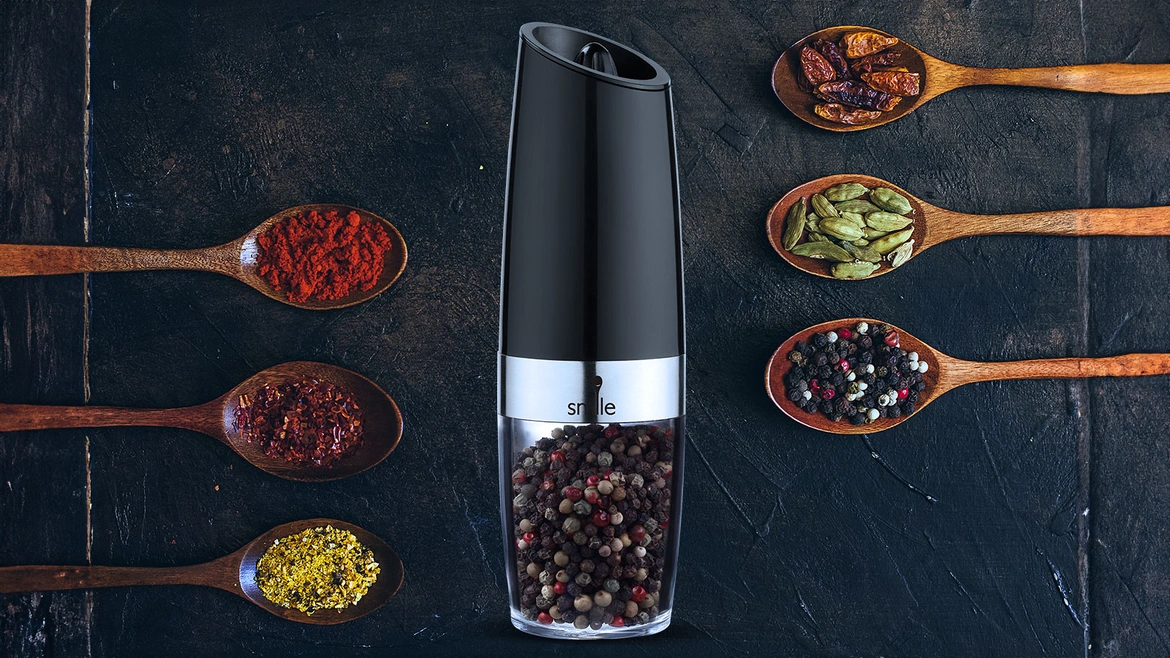 gadżet do kuchni Grawitacyjny młynek do przypraw