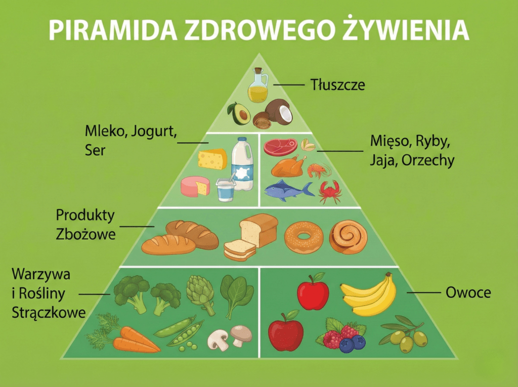 Podstawa piramidy: warzywa, błonnik i sezonowość