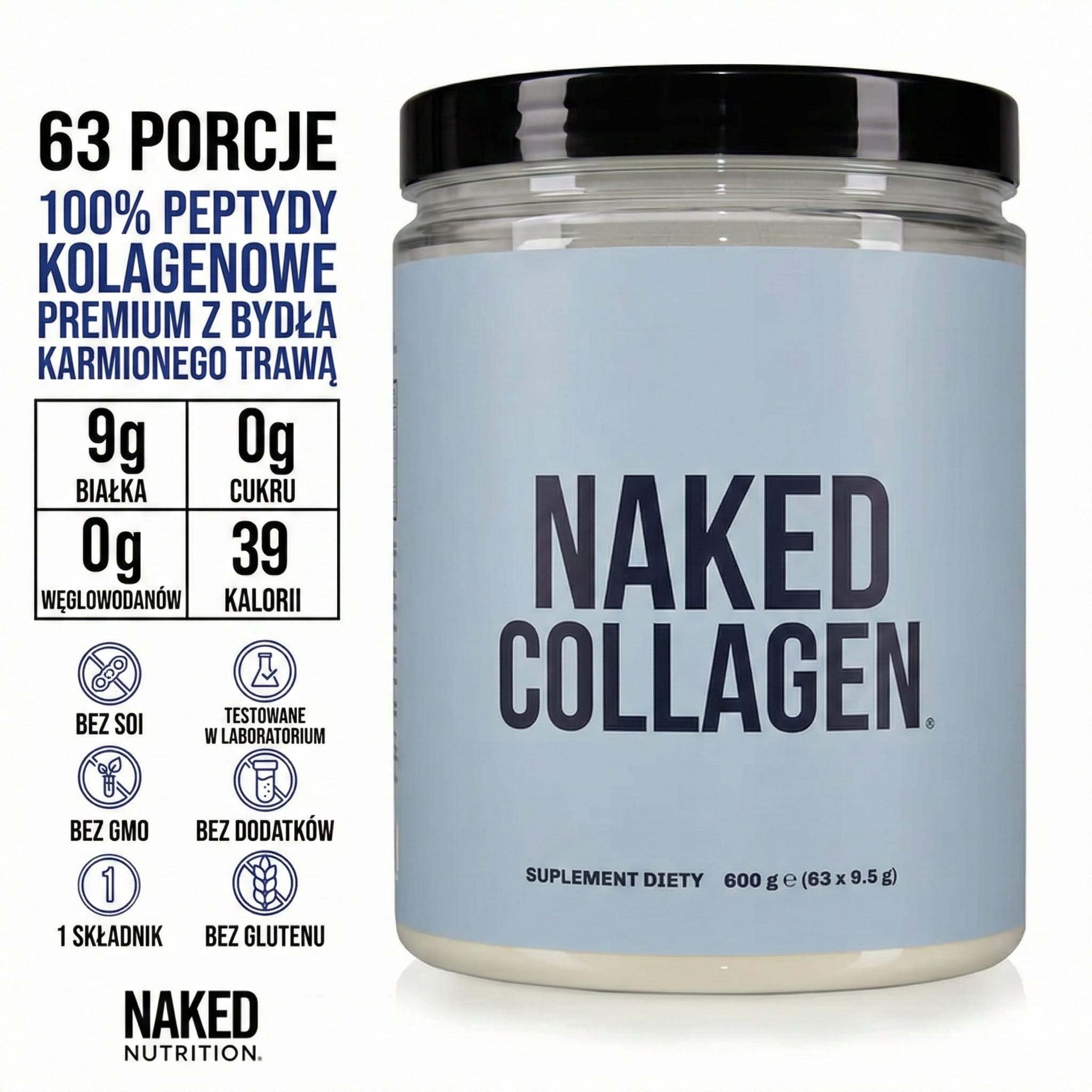 Peptydy Kolagenowe Naked Nutrition – Czy Warto Inwestować? Naked Collagen